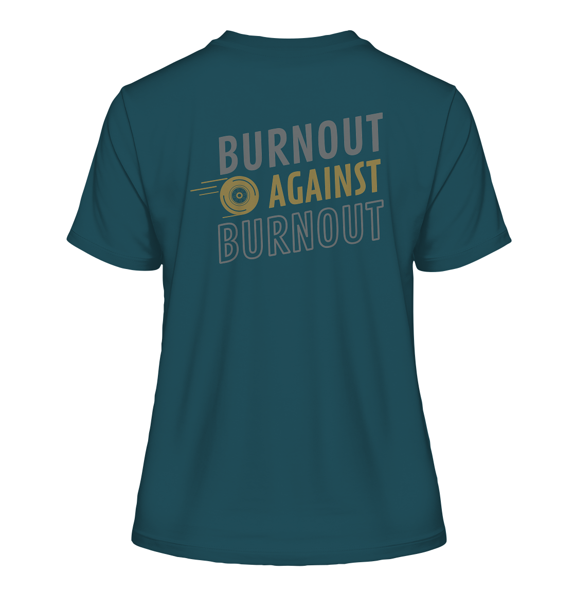 stevfru.burnout - Fitted Ladies Organic Shirt