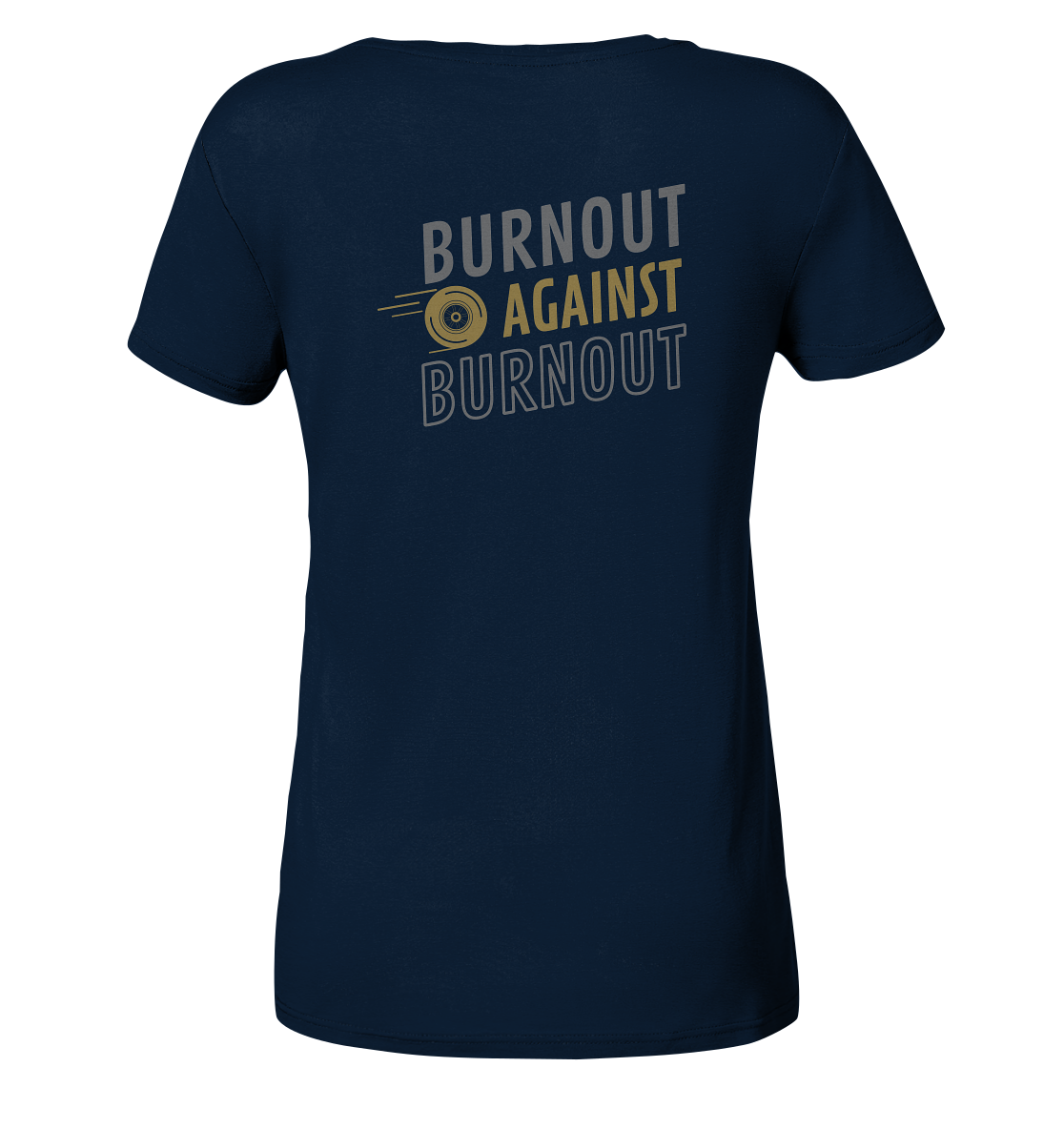 stevfru.burnout - Ladies V-Neck Shirt