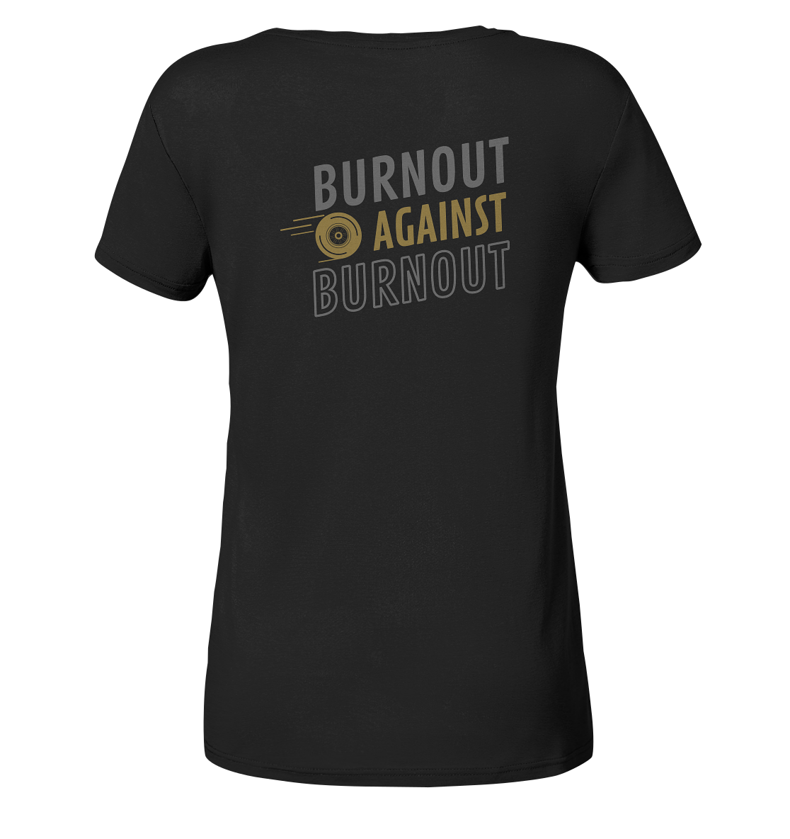 stevfru.burnout - Ladies V-Neck Shirt