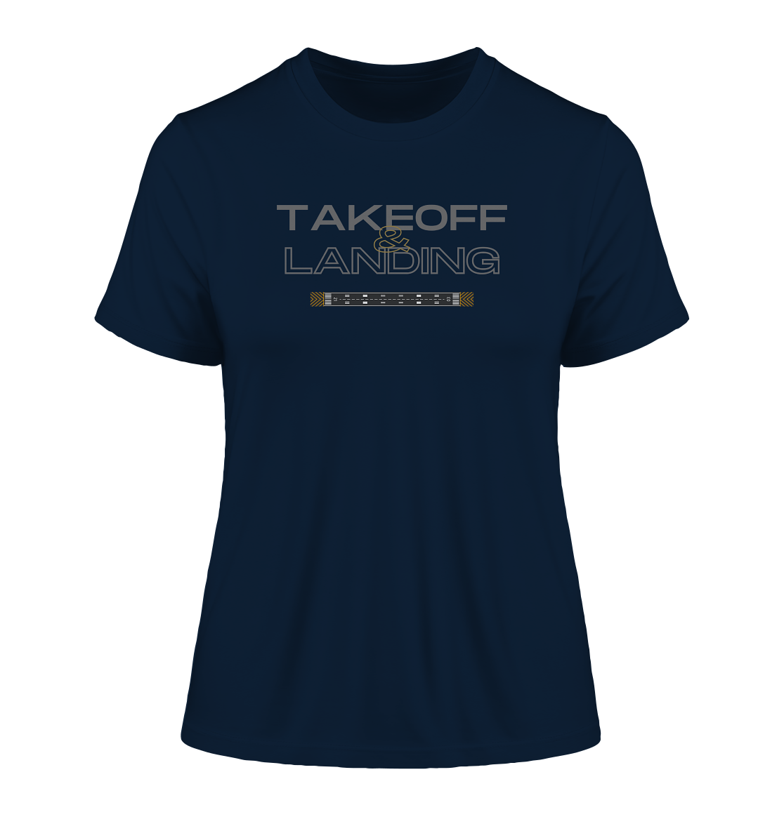 stevfru takeoff & landing - Fitted Ladies Organic Shirt