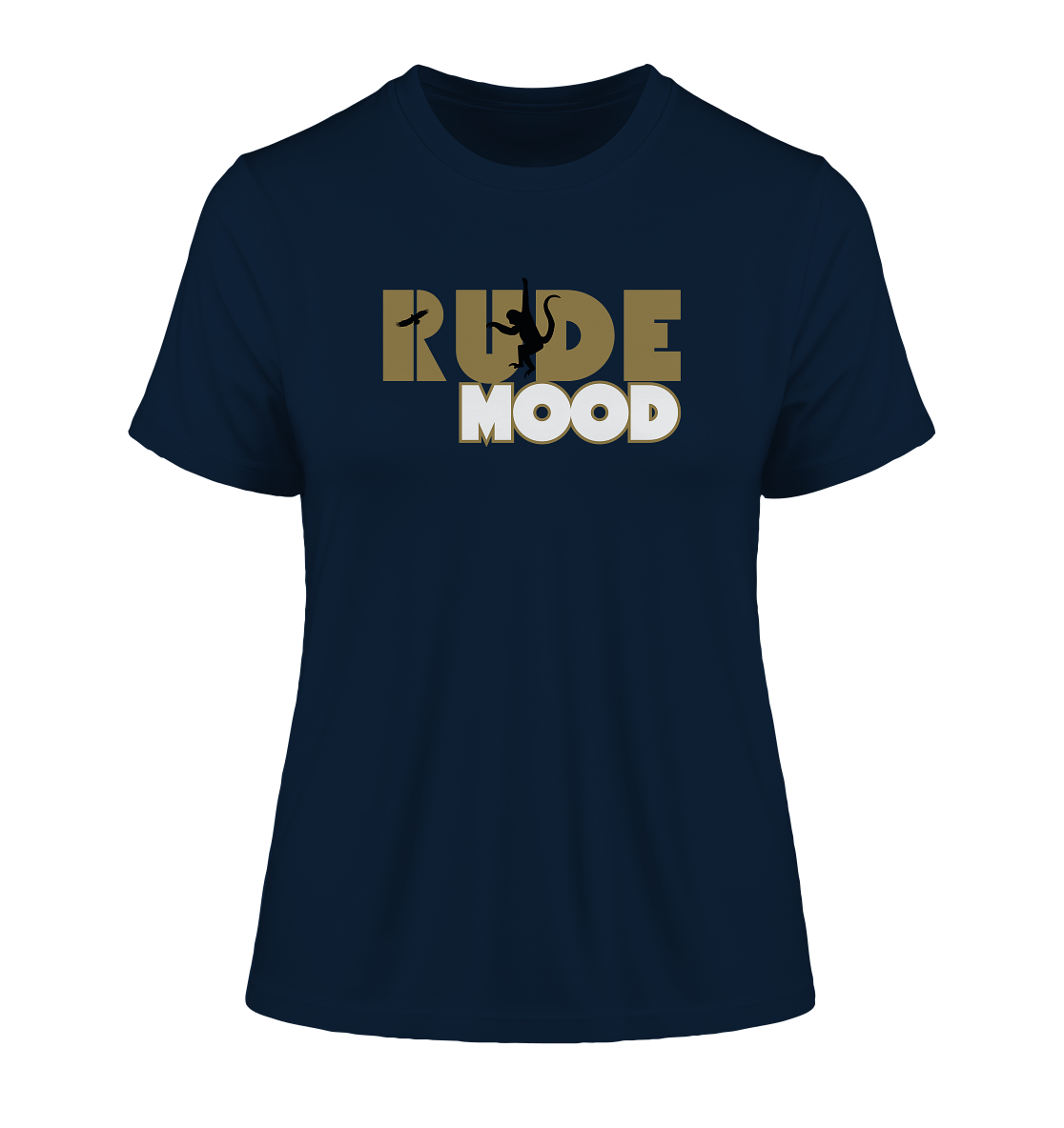 stevfru rude mood - Fitted Ladies Organic Shirt