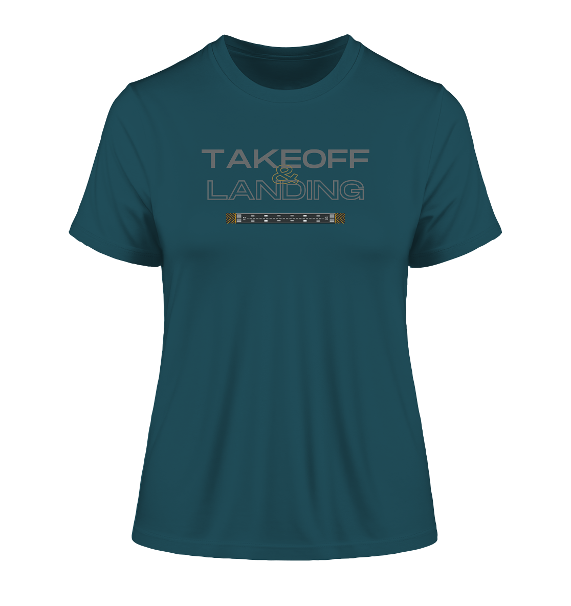 stevfru takeoff & landing - Fitted Ladies Organic Shirt