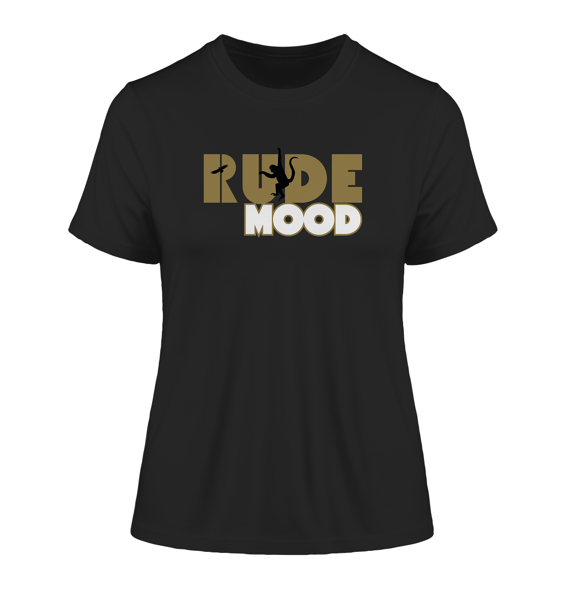 stevfru rude mood - Fitted Ladies Organic Shirt