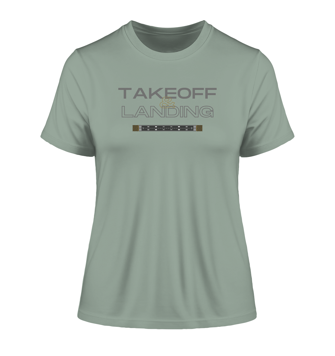 stevfru takeoff & landing - Fitted Ladies Organic Shirt