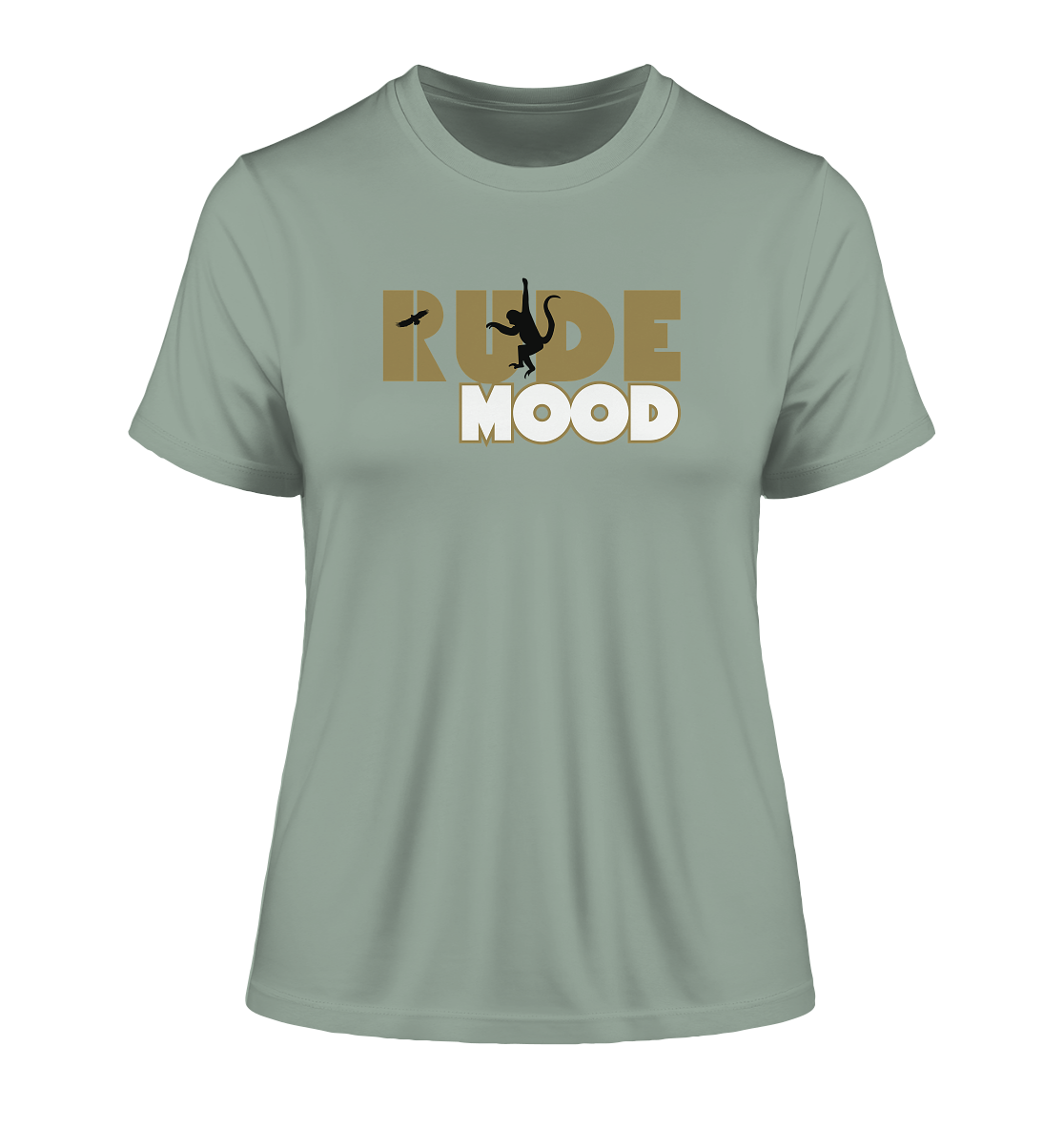 stevfru rude mood - Fitted Ladies Organic Shirt