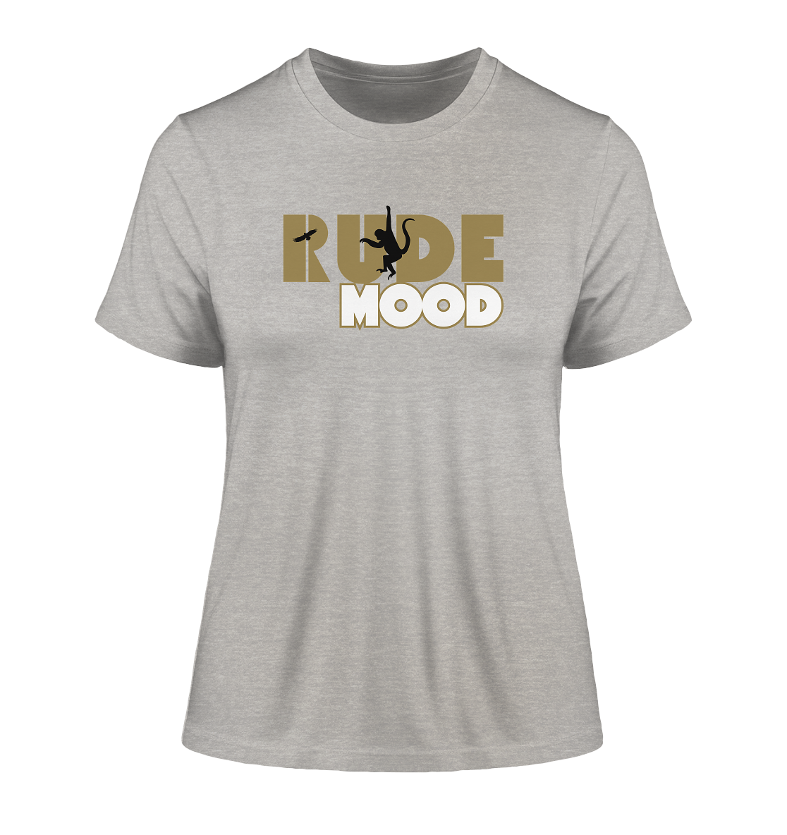 stevfru rude mood - Fitted Ladies Organic Shirt