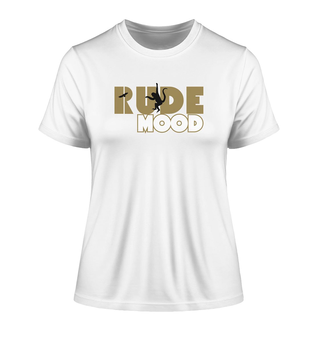 stevfru rude mood - Fitted Ladies Organic Shirt