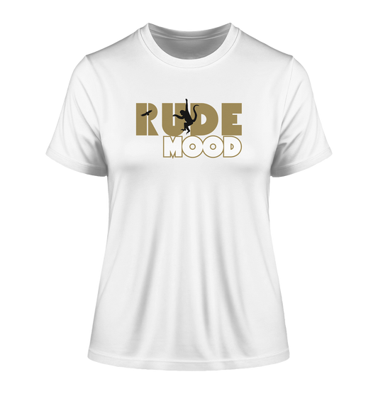 stevfru rude mood - Fitted Ladies Organic Shirt