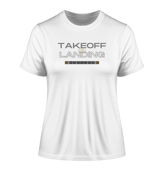 stevfru takeoff & landing - Fitted Ladies Organic Shirt