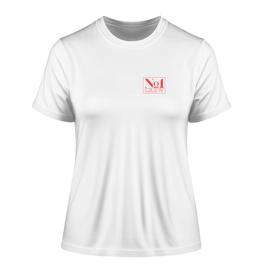 stevfru N1 Crew Red Edition - Fitted Ladies Organic Shirt