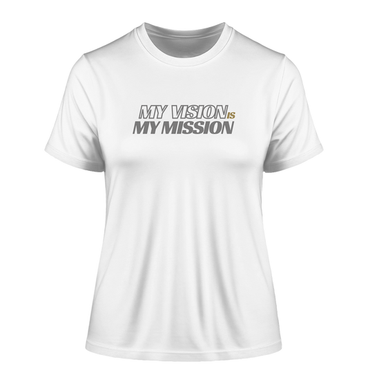 stevfru my vision - Fitted Ladies Organic Shirt