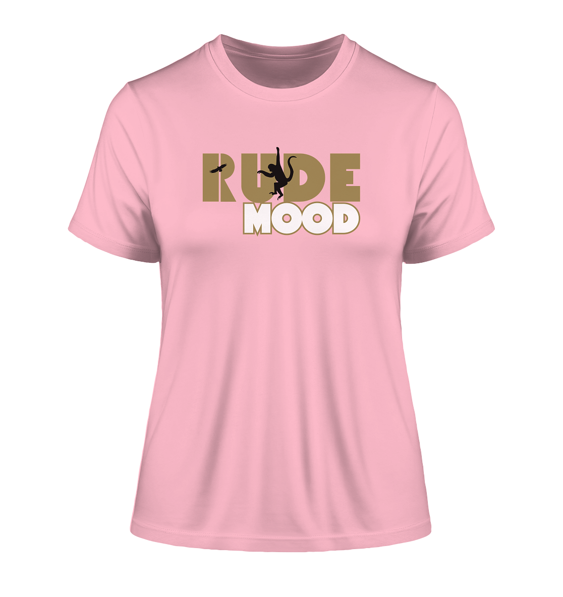 stevfru rude mood - Fitted Ladies Organic Shirt