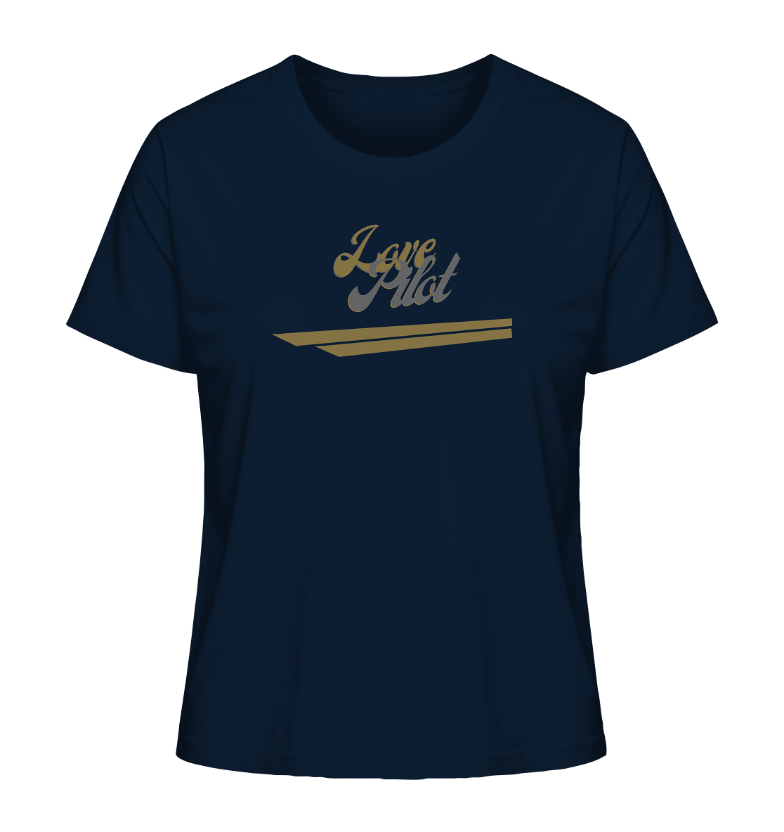 stevfru love pilot - Ladies Organic Shirt