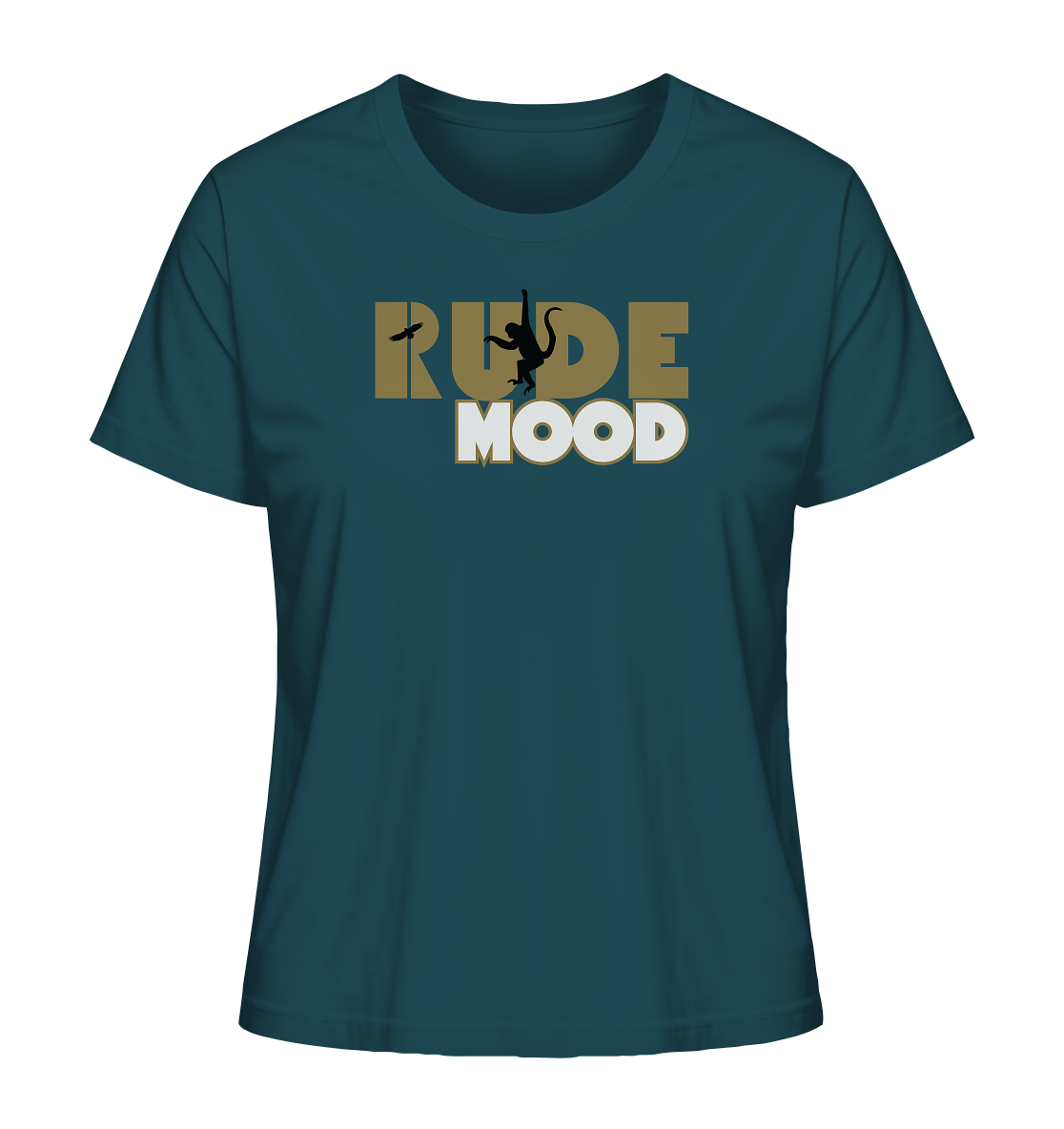 stevfru rude mood - Ladies Organic Shirt