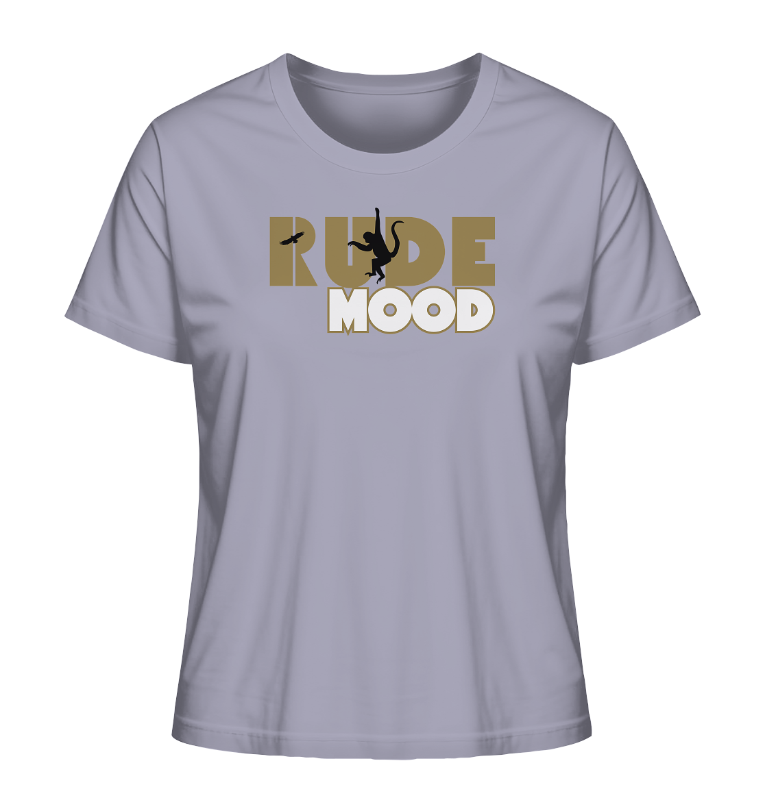 stevfru rude mood - Ladies Organic Shirt