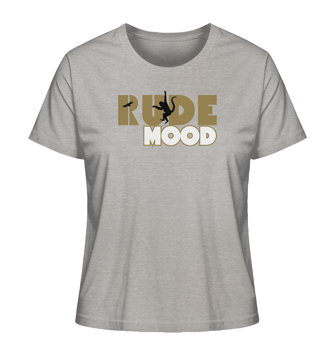 stevfru rude mood - Ladies Organic Shirt