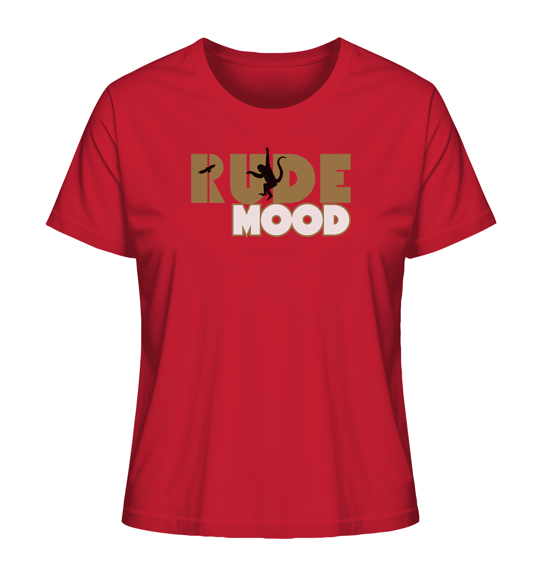 stevfru rude mood - Ladies Organic Shirt