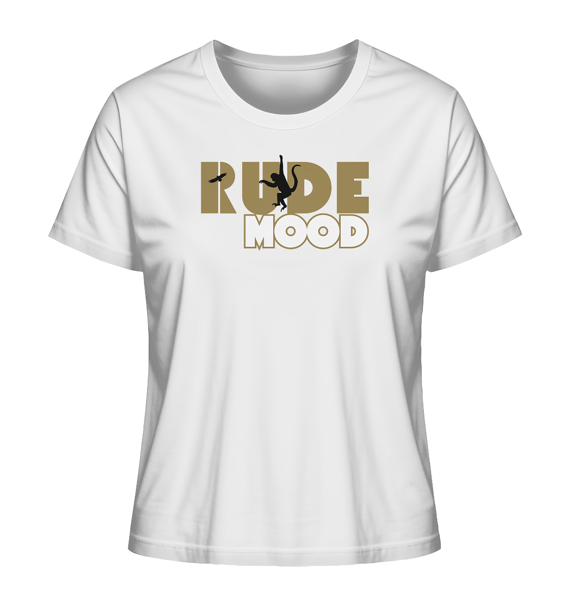 stevfru rude mood - Ladies Organic Shirt