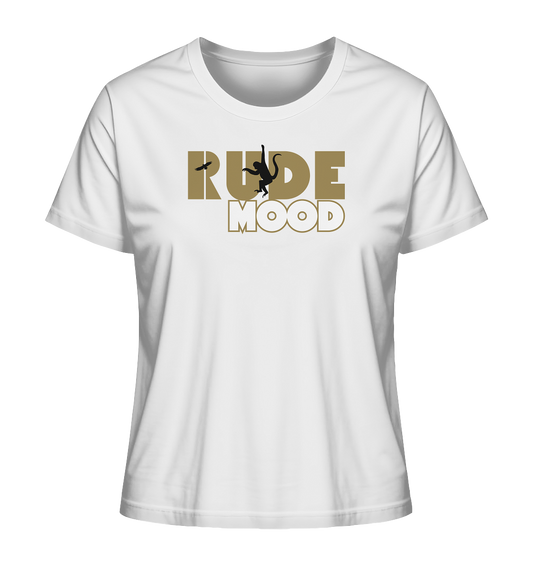 stevfru rude mood - Ladies Organic Shirt