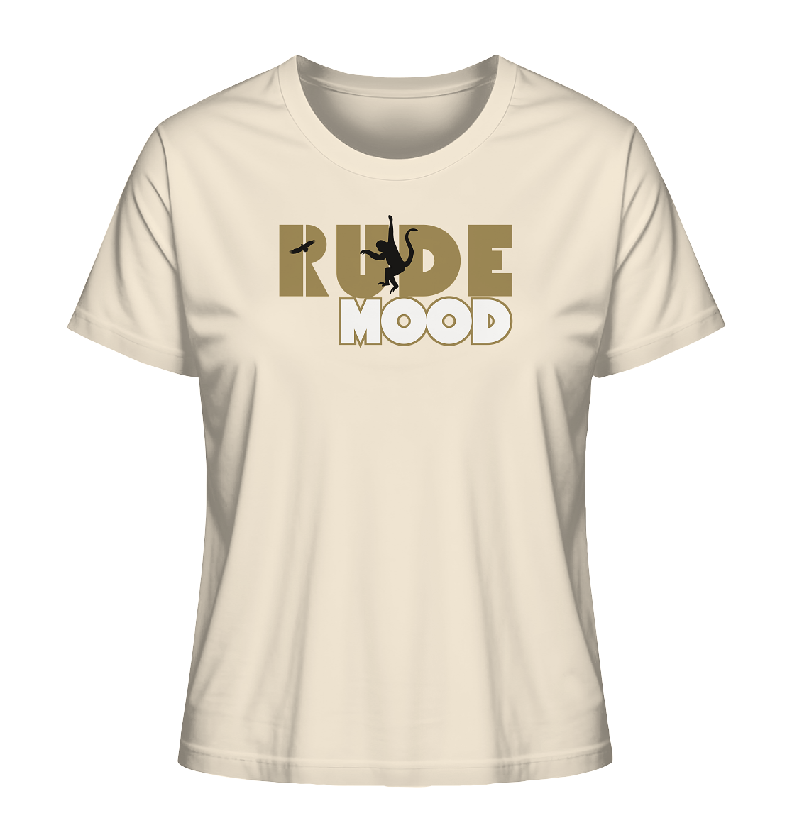 stevfru rude mood - Ladies Organic Shirt