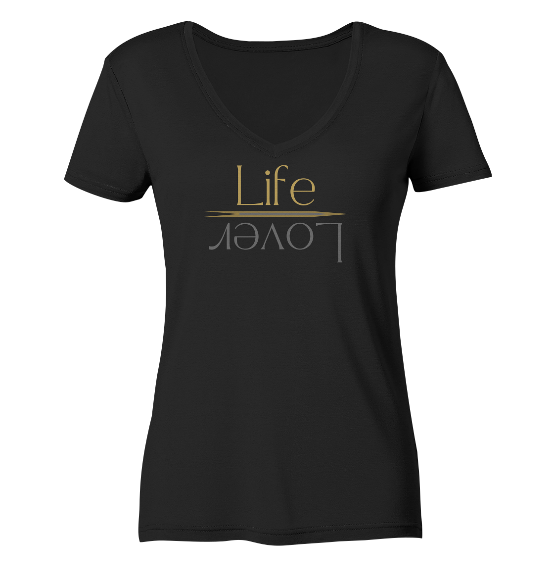 stevfru life lover - Ladies V-Neck Shirt