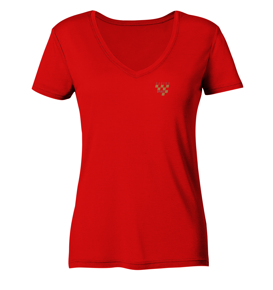 stevfru racing spirit - Ladies V-Neck Shirt