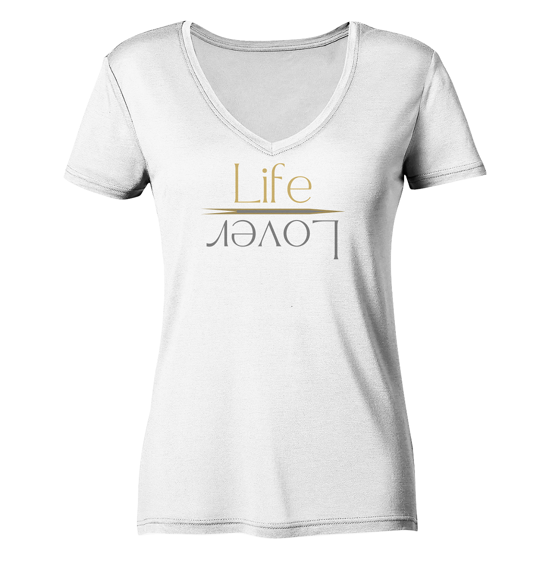 stevfru life lover - Ladies V-Neck Shirt