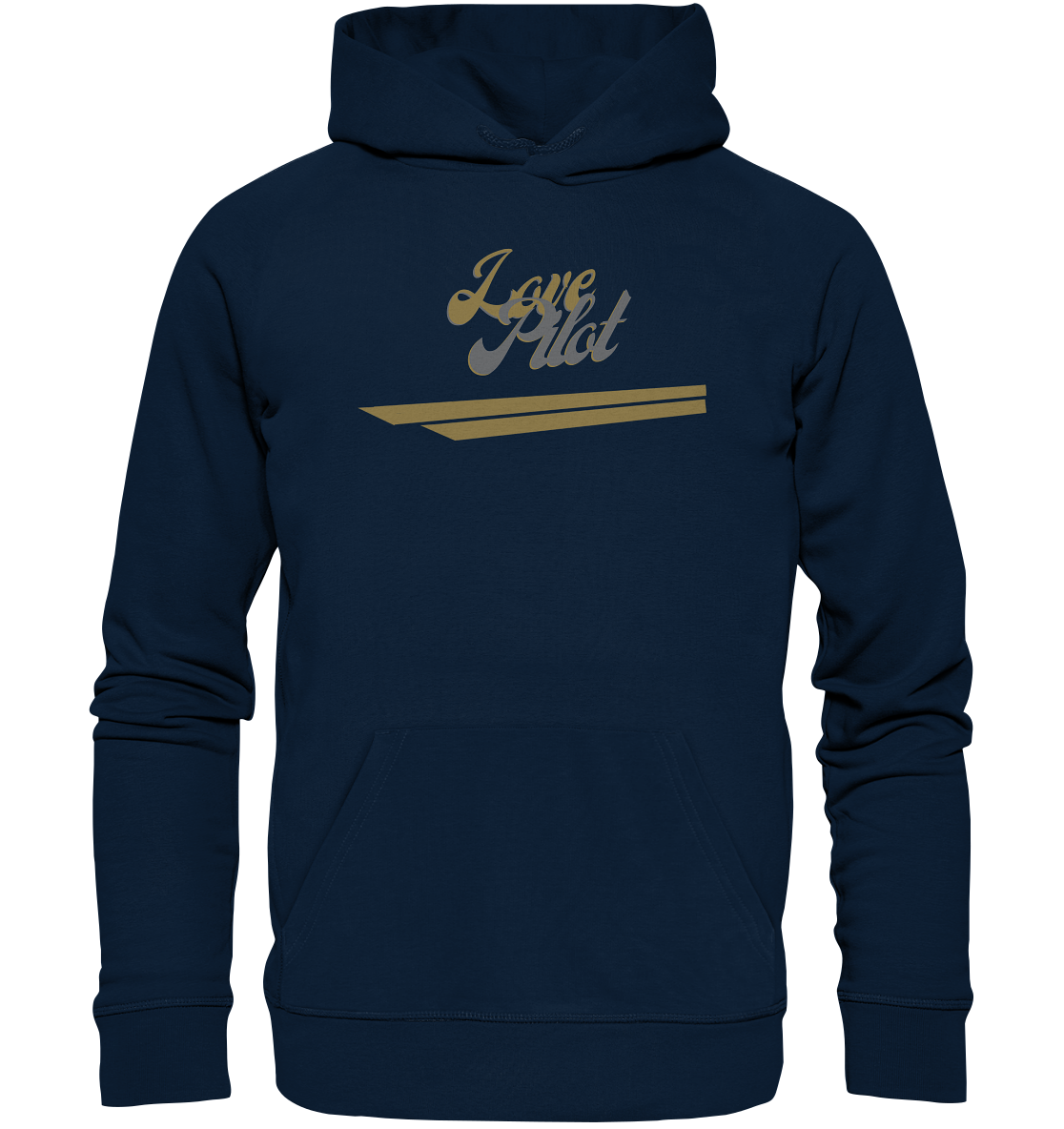 stevfru love pilot - Organic Basic Hoodie