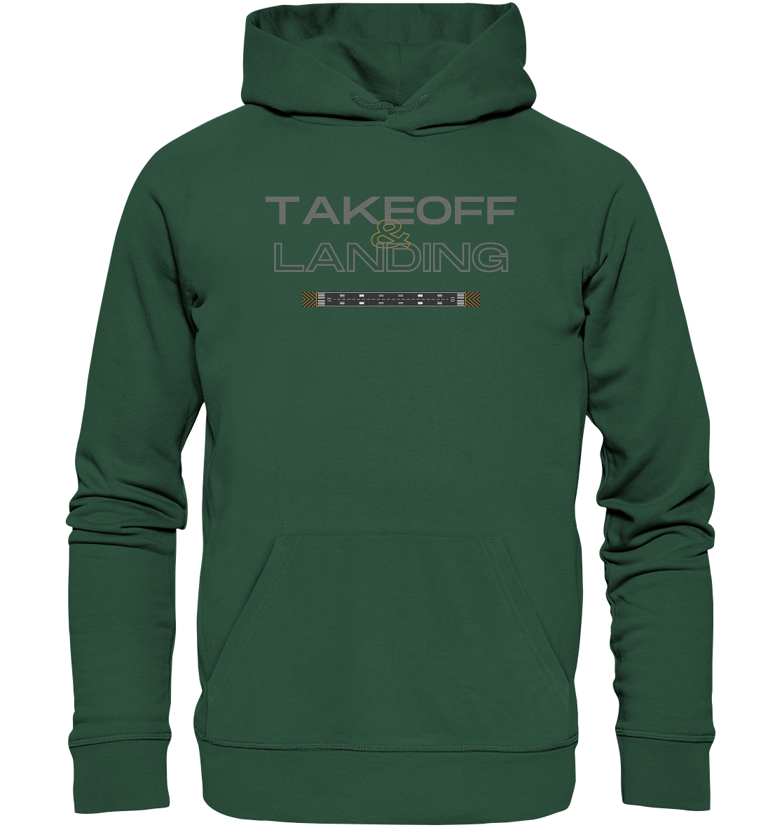 stevfru takeoff & landing - Organic Basic Hoodie