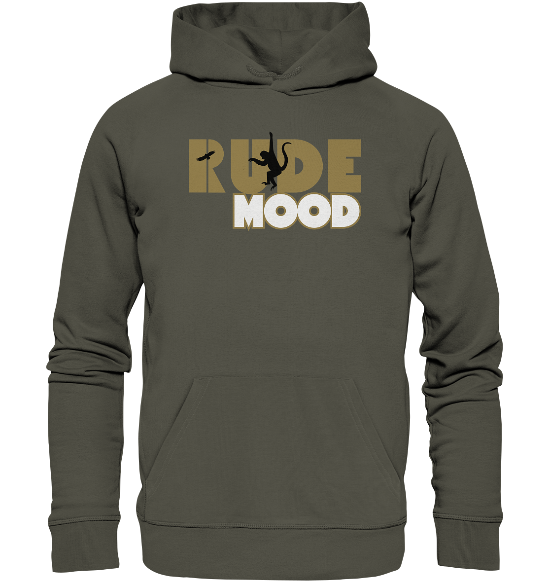 stevfru rude mood - Organic Basic Hoodie