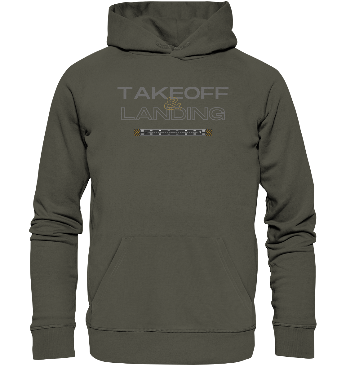 stevfru takeoff & landing - Organic Basic Hoodie