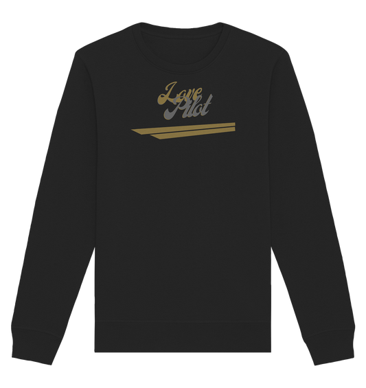 stevfru love pilot - Organic Basic Unisex Sweatshirt