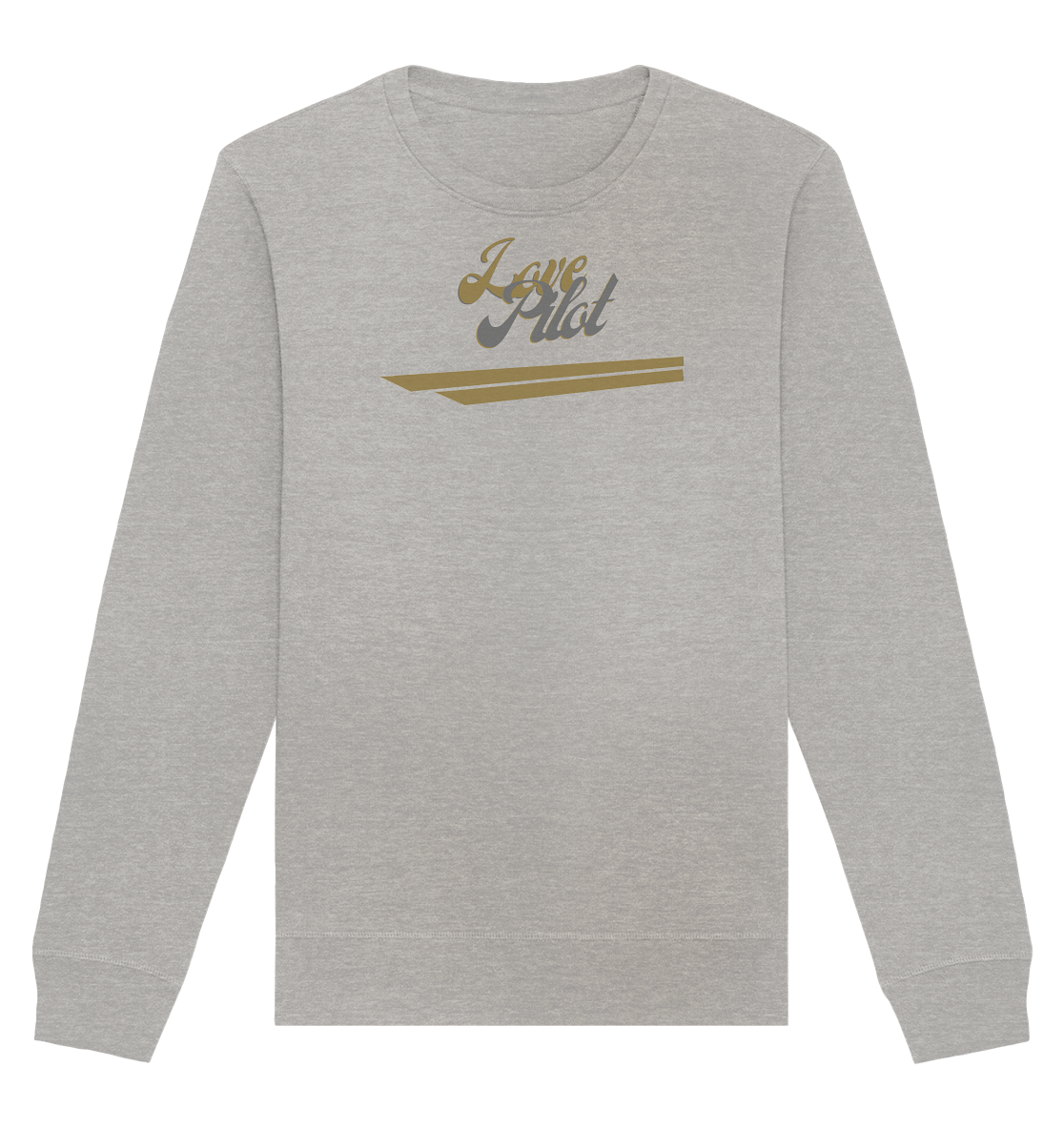 stevfru love pilot - Organic Basic Unisex Sweatshirt