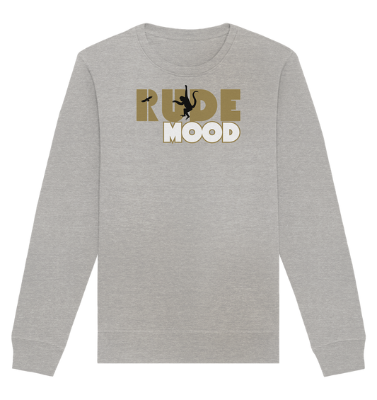 stevfru rude mood - Organic Basic Unisex Sweatshirt