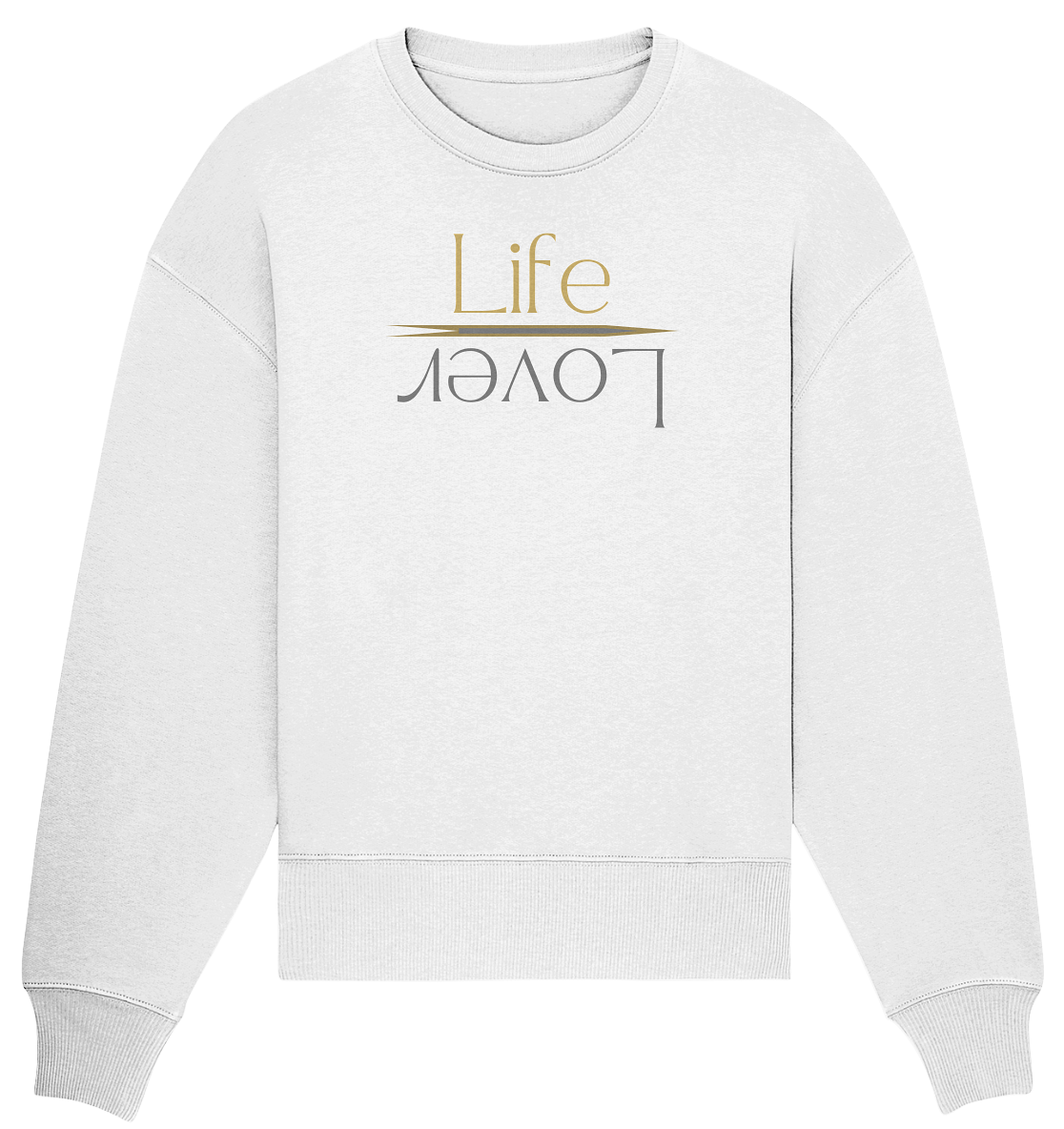 stevfru life lover - Organic Oversize Sweatshirt