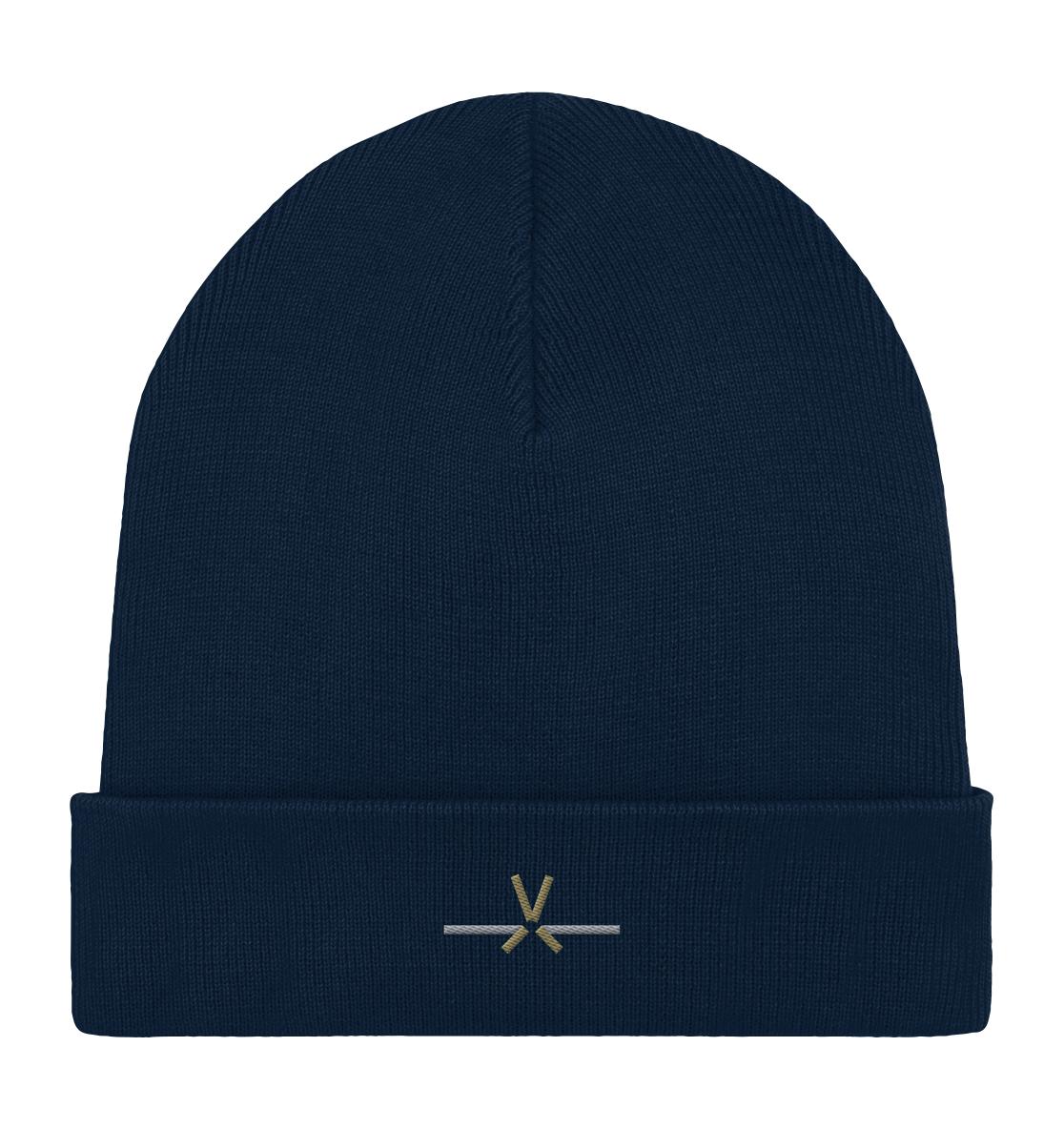 stevfru  plain stick - Organic Rib Beanie