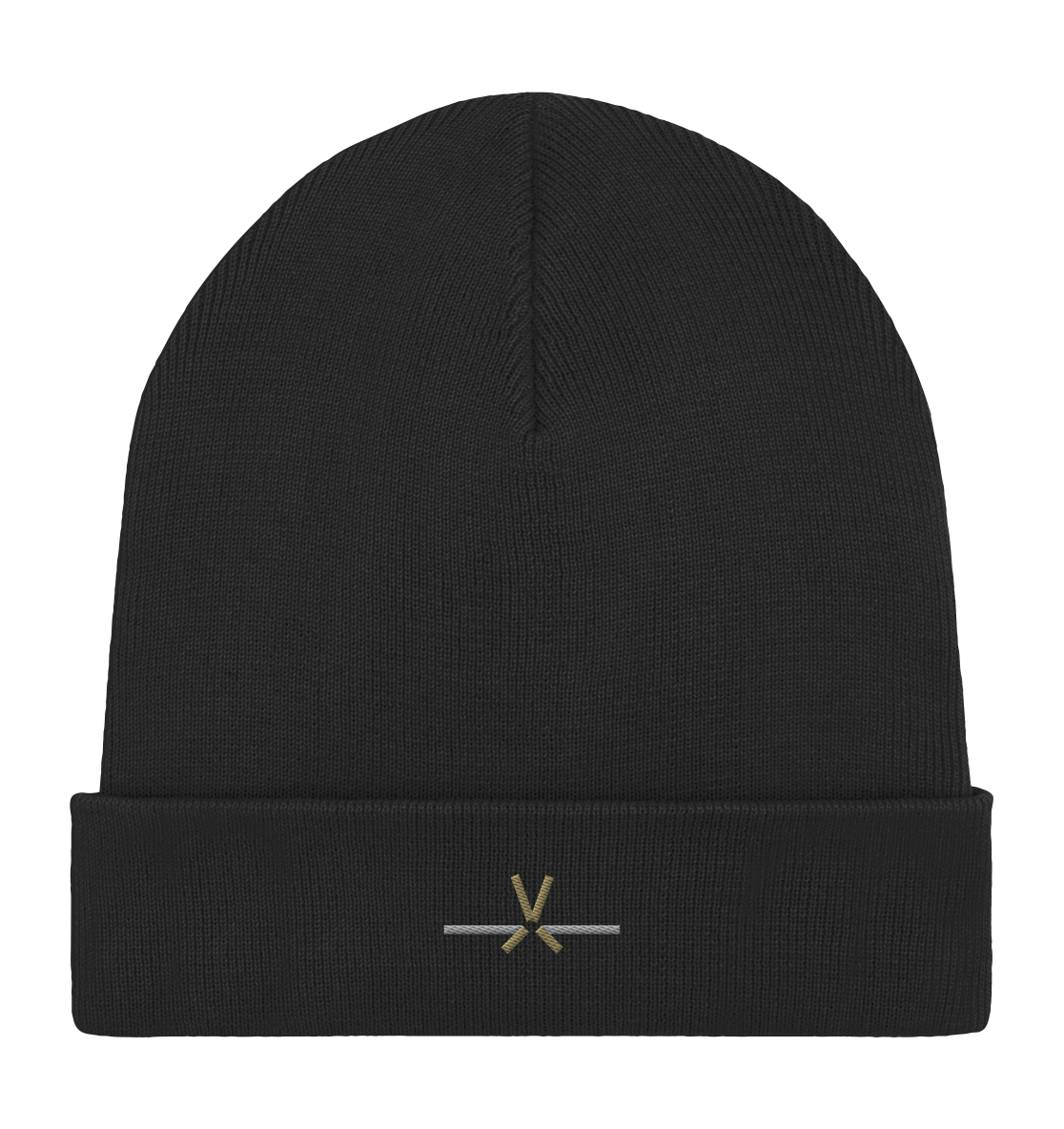 stevfru  plain stick - Organic Rib Beanie