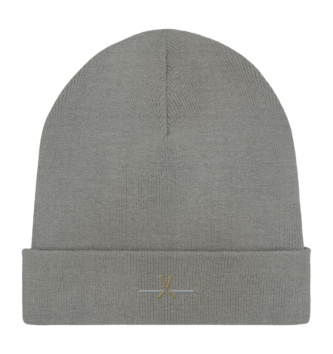 stevfru  plain stick - Organic Rib Beanie