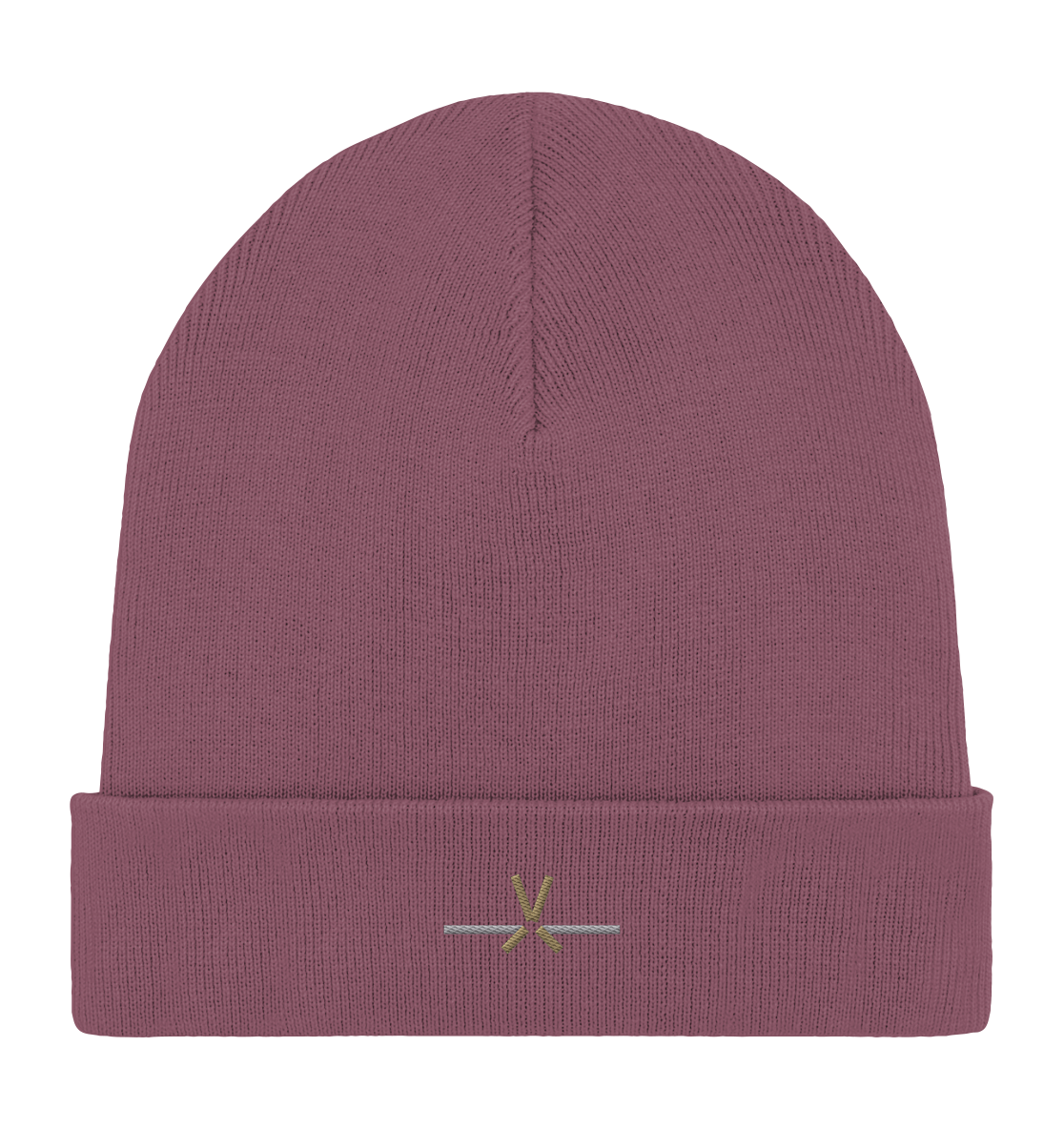 stevfru  plain stick - Organic Rib Beanie